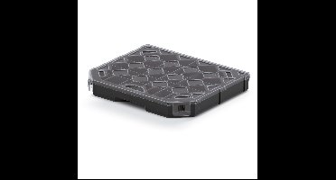 Sorteerbox/vakjes koffer - spijkers/schroeven/kleine spullen - 14 vaks - 28 x 24 x 4 cm