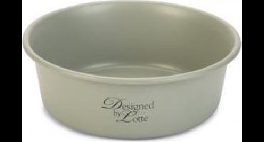 Designed by Lotte Feribo hondenvoerbak - RVS, licht grijs, 16 cm