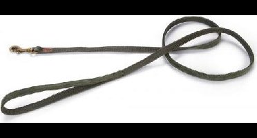 Designed by Lotte Velura hondenriem - fluweel, groen, 120 cm × 10 mm