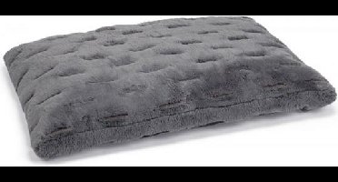 Designed by Lotte Xanti hondenkussen - pluche, grijs, 100 × 68 × 5