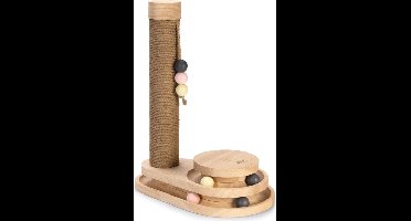 Designed by Lotte Inez krabpaal - hout, bruin, 38 × 24,5 × 47,5 cm