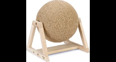 Designed by Lotte Xem Krabbol krabpaal Op Voet - hout, 34 × 30 × 35,5
