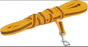 Lange lijn hond - antislip, 14 mm × 3 m, met handvat, zwart