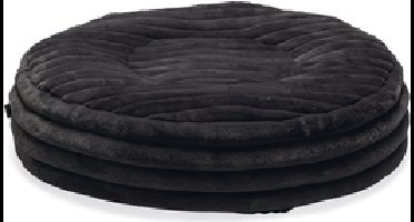 Designed by Lotte Reza hondenkussen - rond, antraciet, 65 × 65 × 16 cm