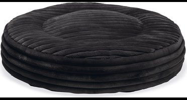 Designed by Lotte Reza hondenkussen - rond, antraciet, 65 × 65 × 16 cm