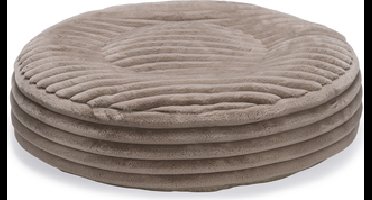 Designed by Lotte Reza hondenkussen - rond, beige, 65 × 65 × 16 cm