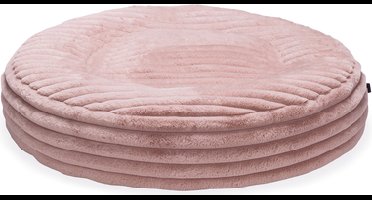 Designed by Lotte Reza hondenkussen - rond, roze, 95 × 95 × 20 cm