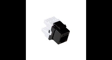ACT TD5012 Keystone Jack CAT5E Unshielded | Zwart
