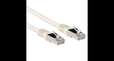 ACT IB3610 LSZH SFTP CAT6A Patchkabel Ivoor - 10 meter