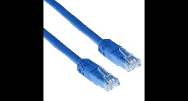 ACT IB3810 U/UTP CAT6A Patchkabel Blauw - 10 meter