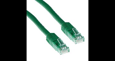 ACT IB3915 U/UTP CAT6A Patchkabel Groen - 15 meter