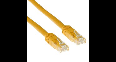 ACT IB4120 U/UTP CAT6A Patchkabel Geel - 20 meter