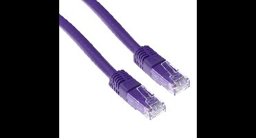 ACT IB6620 U/UTP CAT6A Patchkabel Paars - 20 meter
