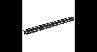 ACT P24AK1 Patchpaneel 24-Poorts Unshielded 45° CAT5E