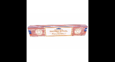 Satya Nag Champa wierook stokjes - Sacred Ritual - 1x pakje van 12 stuks - 15 gram