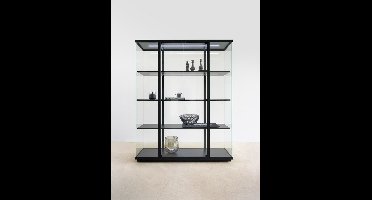 list: Van Esch|Functionals Functionals Stolp High vitrinekast - zwart