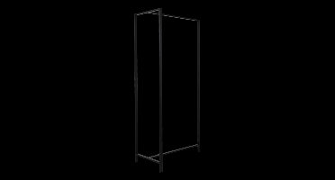 list: Van Esch|Functionals Functionals Frame DV89 vrijstaand garderoberek - zwart