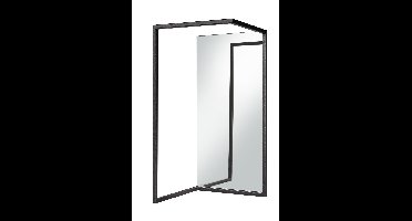 list: Van Esch|Functionals Functionals Frame S wandkapstok met spiegel - zwart