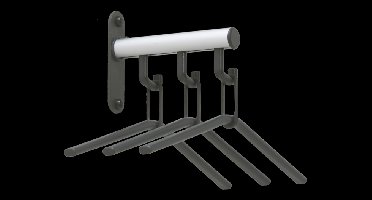 list: Van Esch|Functionals Functionals Tertio H22K garderobe element met 3 hangers