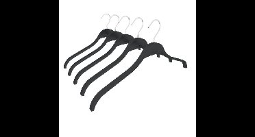 list: Van Esch|Functionals Functionals Grip soft touch kledinghanger (set van 5 stuks) - zwart