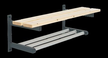 list: Van Esch|Functionals Functionals Tertio BWS wandbank met schoenenrek