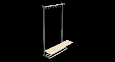 list: Van Esch|Functionals Functionals Tertio BEWS wand-garderobebank met schoenenrek