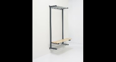 list: Van Esch|Functionals Functionals Tertio BEWS+ wand-garderobebank met tassen- en schoenenrek