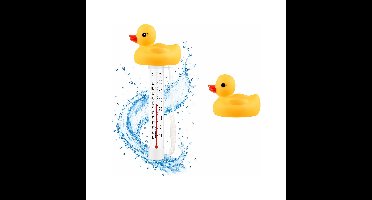 Bellatio Design Zwembad thermometer - Eendje - 25 cm