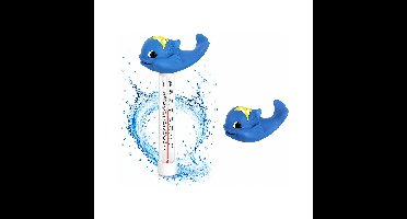 Bellatio Design Zwembad thermometer - Vis - 25 cm