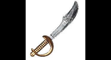 Boland piraten Zwaard - 37 cm - verkleedaccessoire - kunststof