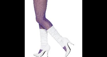 Smiffy's Beenwarmers - Wit - jaren 80 - retro - fitness