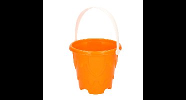 T&F Creations Zandkasteel Emmer - oranje - 18 x 16 cm - strandemmer