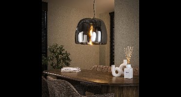 Lyora Glazen hanglampDrift Ø 48cm - smoke glas - 8017/39G