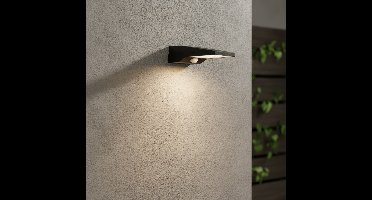Lyora Solar wandlampTek zwart - 108345