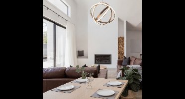 Lyora HanglampPertone S Ø 50cm zwart met paarse gloed - 110416