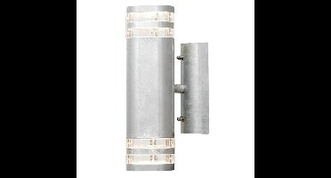 KonstSmide WandspotModena Up - Down 2-lichts 28cm zinkgrijs - 7516-320