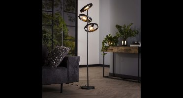 Lyora Ringen vloerlampHover 155cm hoog - charcoal - 8401/76