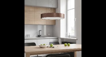 Lyora HanglampRando Thin koffie bruin Ø 38cm - 110356