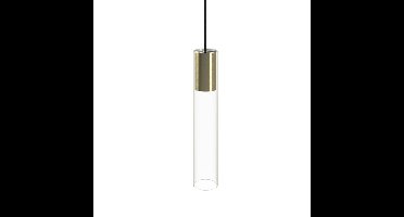 Lyora Glazen hanglampCylinder goud - 7867
