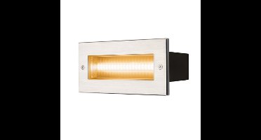 SLV Inbouw wandlampBrick 950 lumen metaalgrijs - 233650