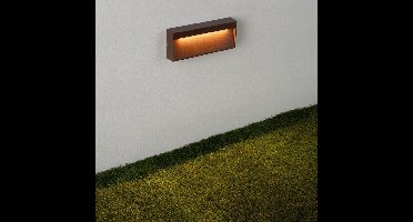Lyora Roestbruine wandlampDrat design - 120810
