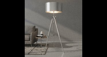 Artdelight Tripod vloerlampJewel 150cm wit met grijs - VL JEWEL WI