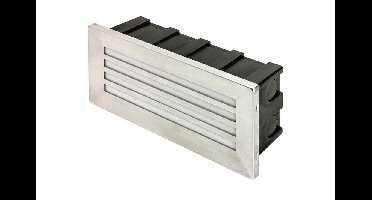 Lyora RVS muurlampBrick - ILBLA015