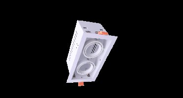 Artdelight Inbouwspot duoTavira wit - DL 9992R WI