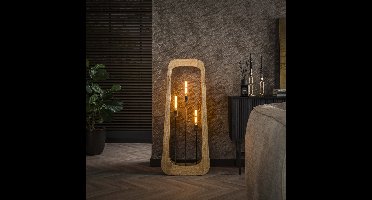 Lyora Houten vloerlampBray 3x E27 - Mangohout - 7295/16