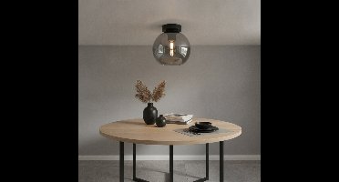 Artdelight PlafondlampMarino-20 titan glas Ø 20cm - PL MARINO-20