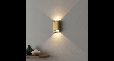 Artdelight WandlampDiaz S Warm goud - WL DIAZ-S WG