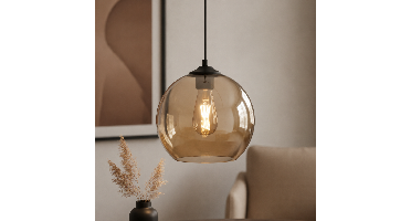 Artdelight Design hanglampMarino amber Ø 25cm - HL MARINO-25 AM