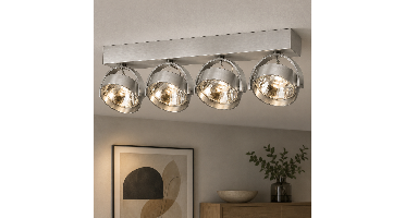 Artdelight SpotbalkDutchess 4-lichts - QR 0004 ALU