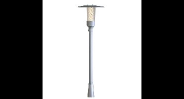 KonstSmide Staande design lampNova 118 118cm mat zilver - 405-310